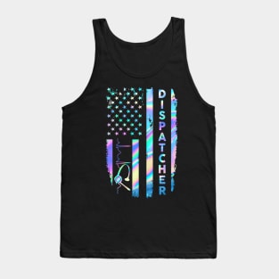 Dispatcher Flag USA Tank Top